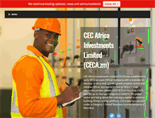 Tablet Screenshot of cecafrica.com